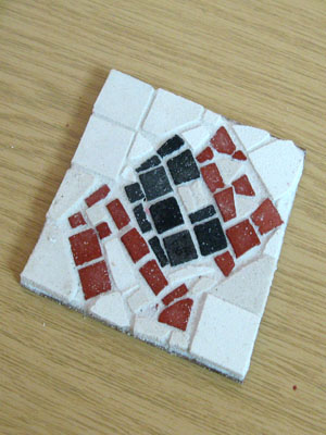 An "ace" mosaic made by one participant!